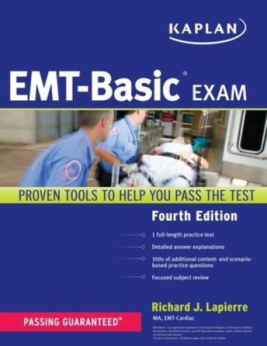 Kaplan EMT-Basic Exam (Kaplan Test Prep) – Paperback – GOOD