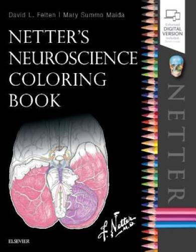 Netter’s Neuroscience Coloring Book, 1e – Paperback – VERY GOOD