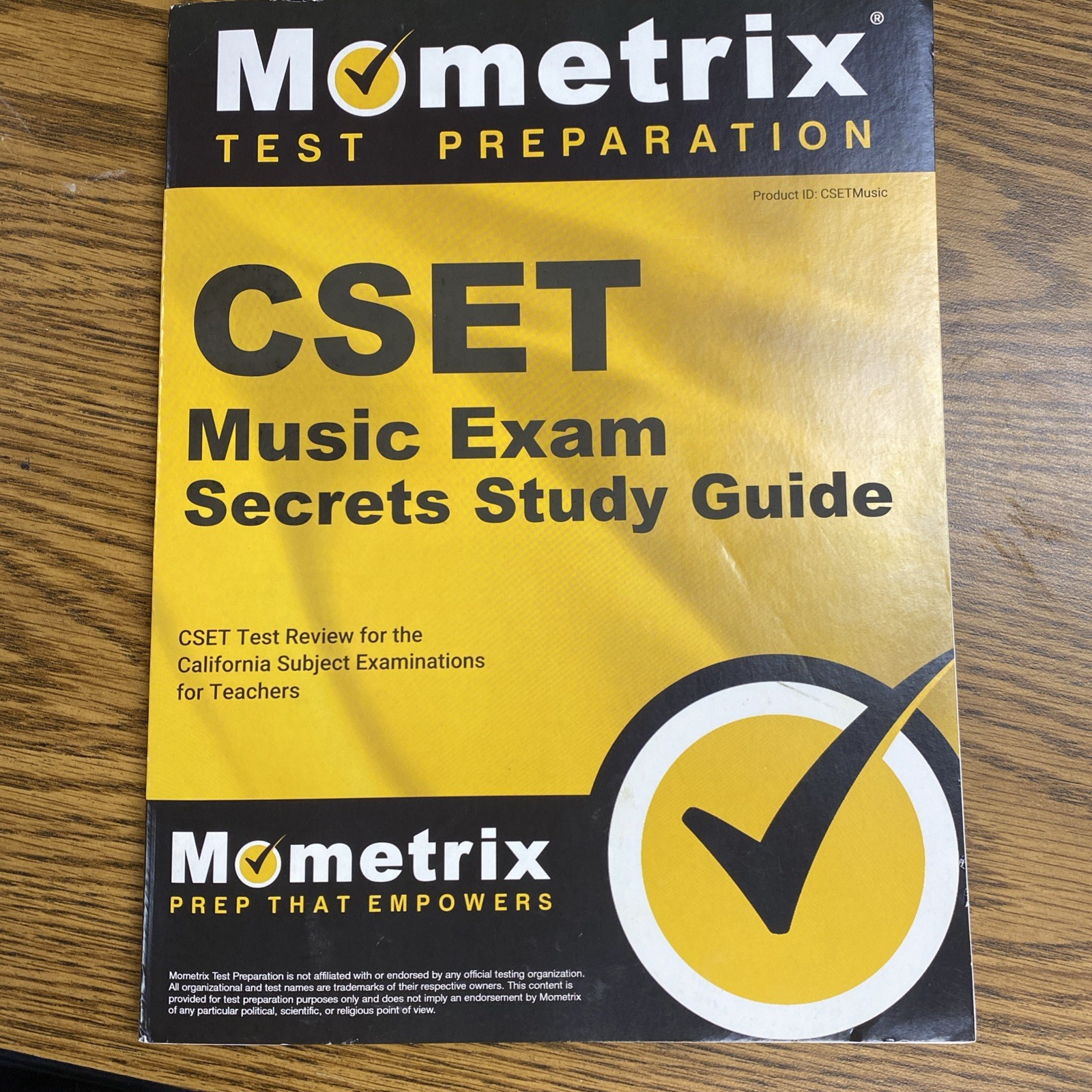 Mometrix CSET Music Exam Secrets Study Guide test preparation- new