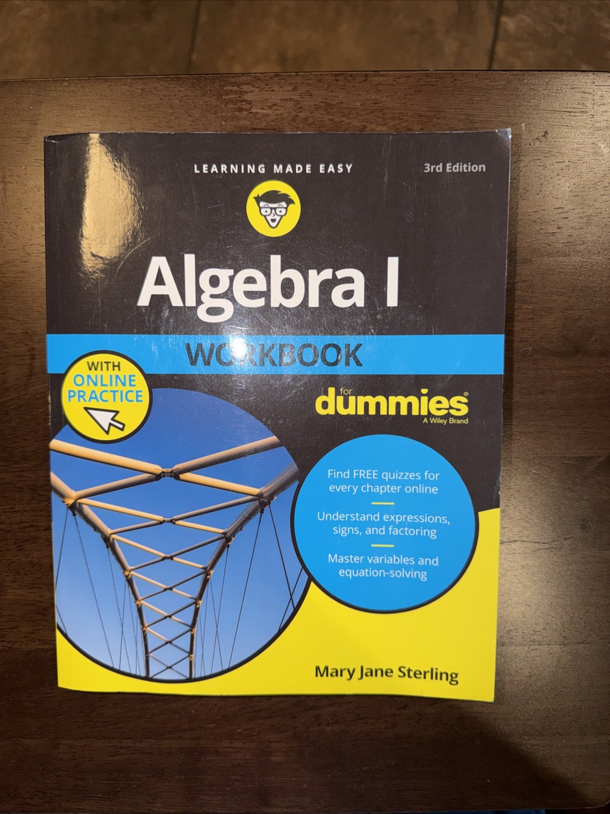 Algebra I Workbook for Dummies by Mary Jane Sterling (2017, Trade Paperback)