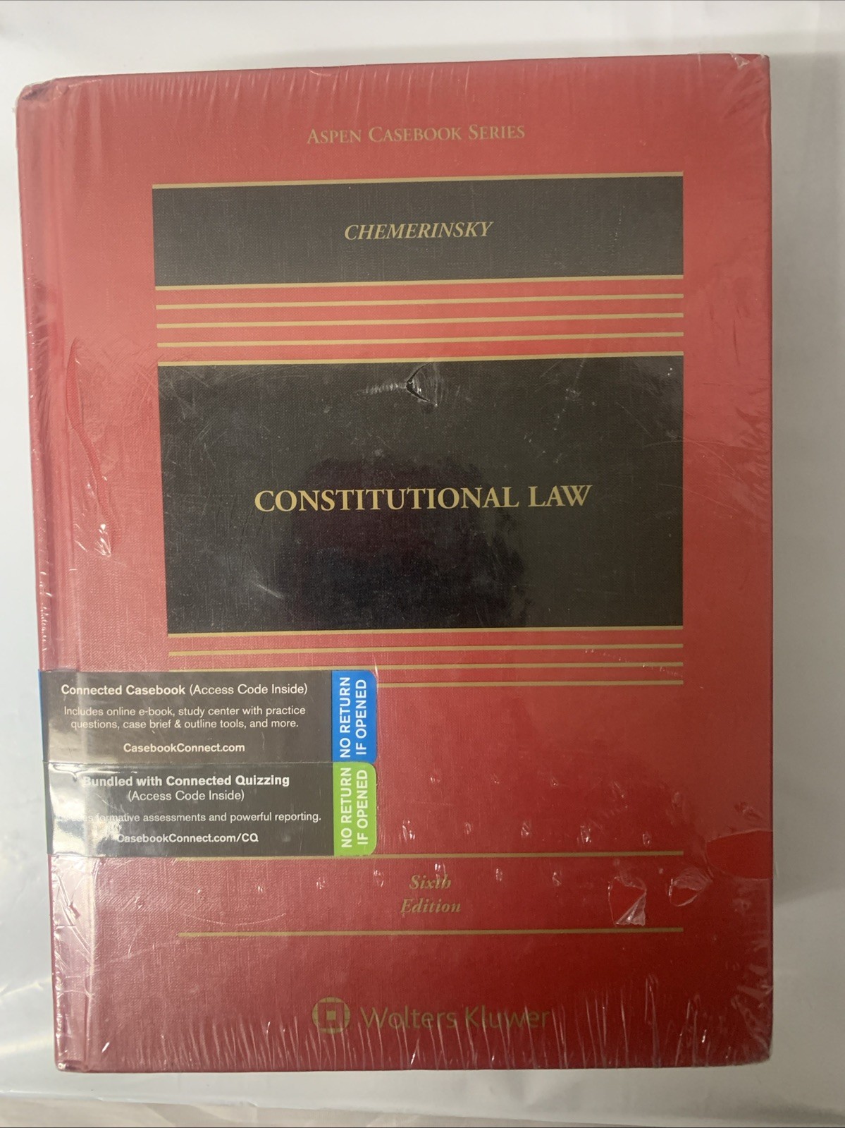 Constitutional Law 6TH Edition, 2020 by Erwin Chemerinsky Hardcover
