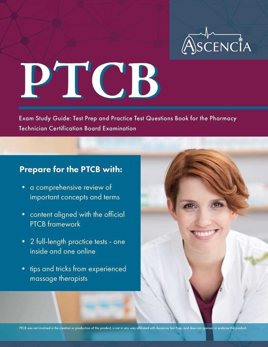 PTCB Exam Study Guide: Test Prep and Practice Test Questions Book for the Ph…