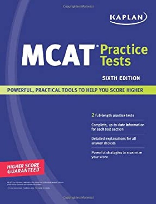 MCAT Practice Tests Paperback Kaplan Kaplan Publishing Staff