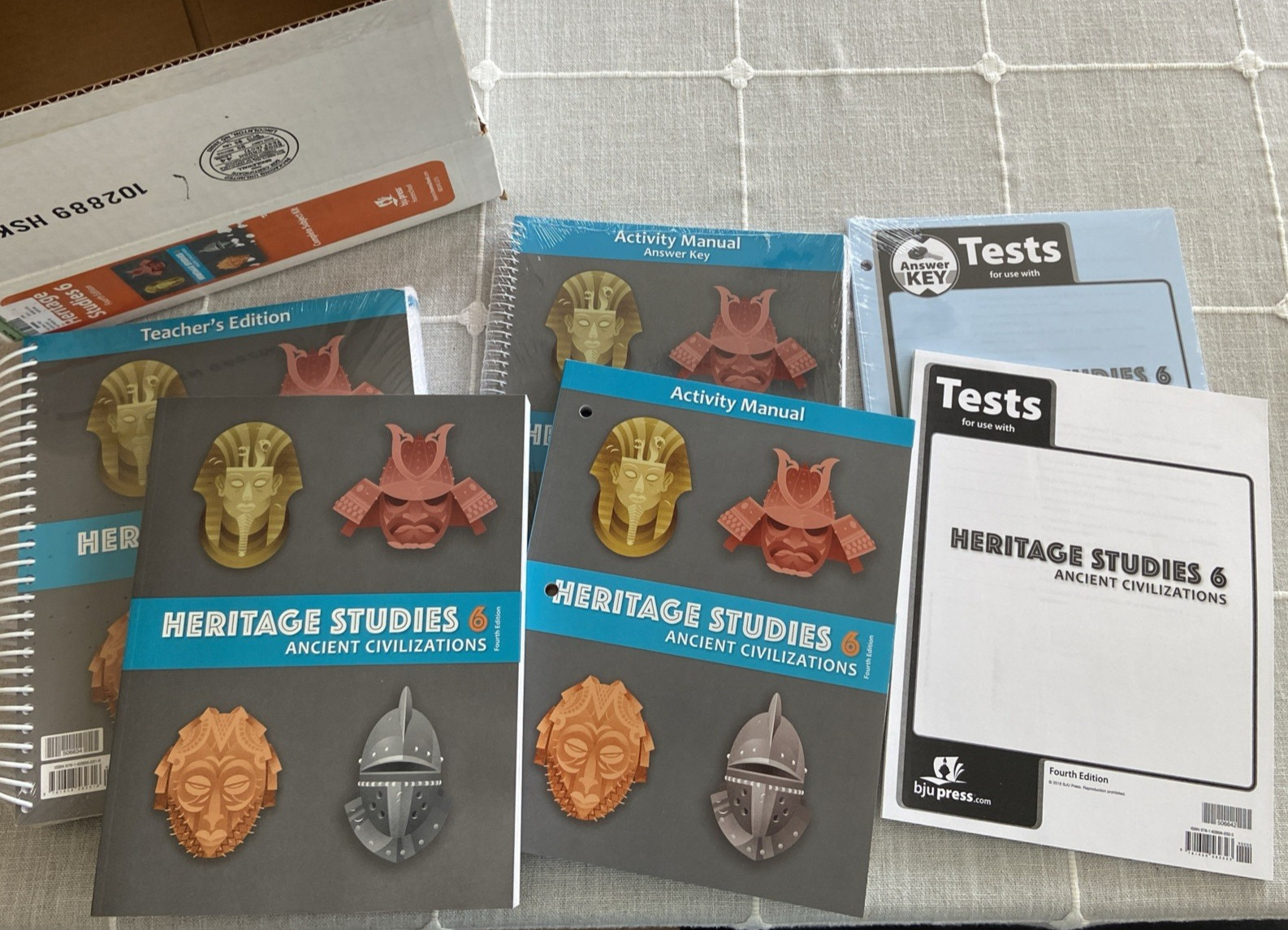 NEW BJU Press 6th grade HERITAGE STUDIES 6 Complete Subject Kit 4th ed HISTORY