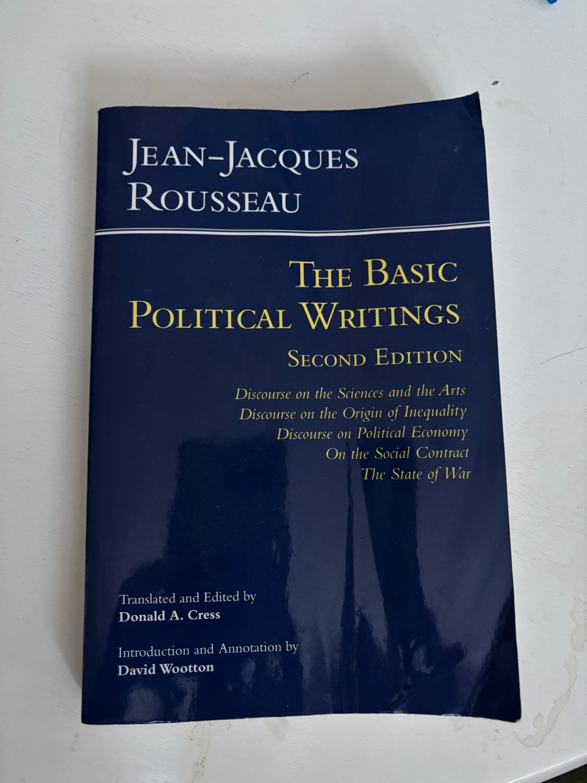 The Basic Political Writings Author Jean-Jacques Rousseau