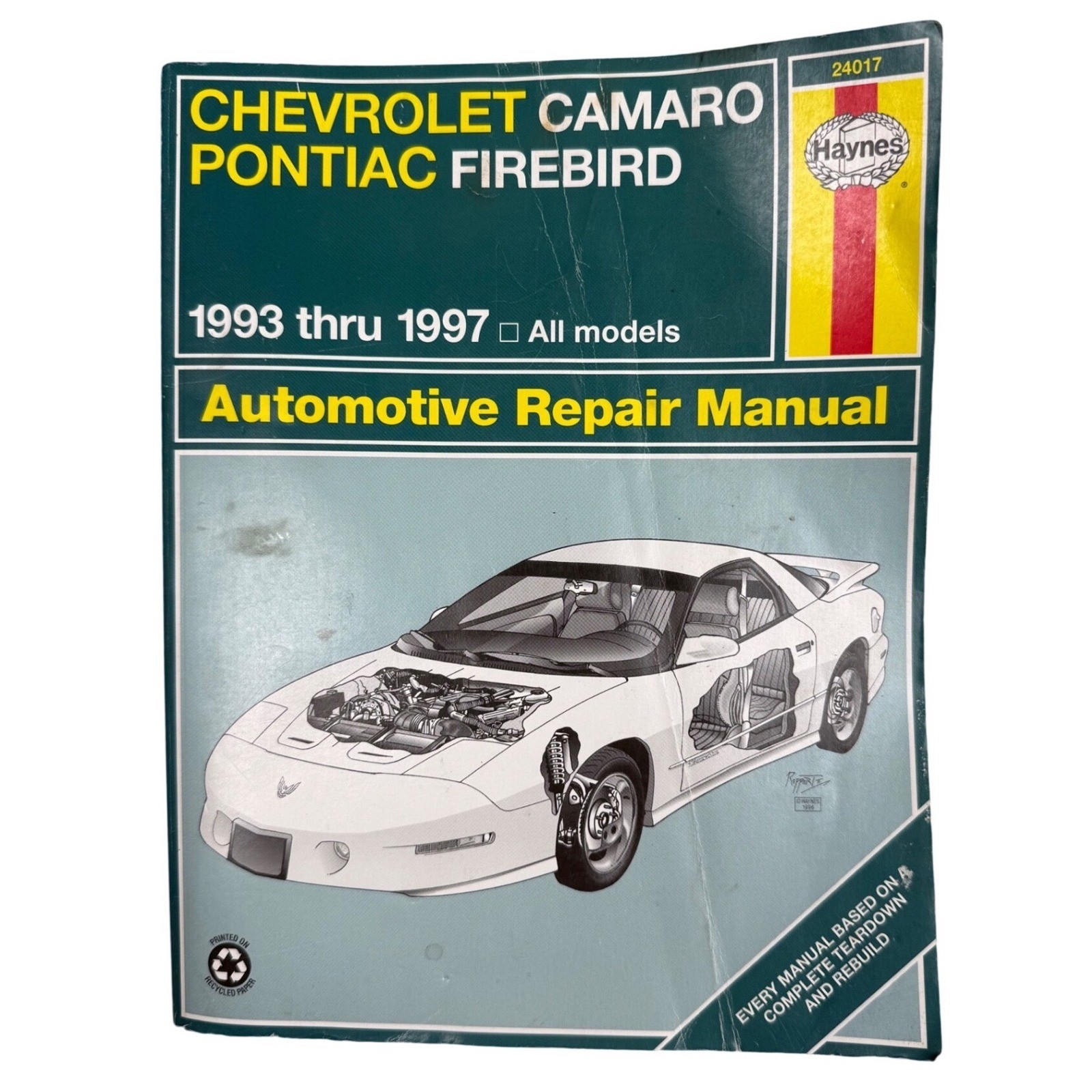 Haynes Chevrolet Camaro Pontiac Firebird 1993- 1997 Auto Repair Manual 24017