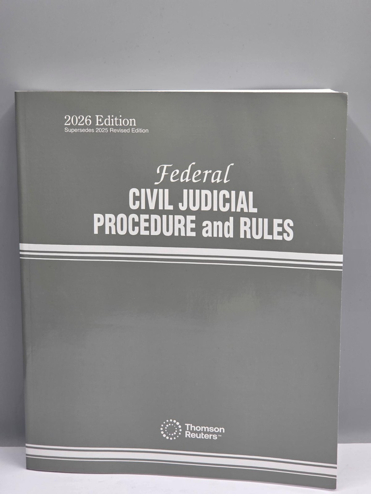 2026 Federal Civil Judicial Procedure & Rules Thomson Reuters