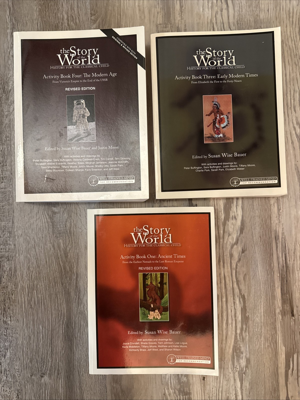 NEW Story of the World Activity Books V. 1, 3, 4 Ancient To Modern History Study