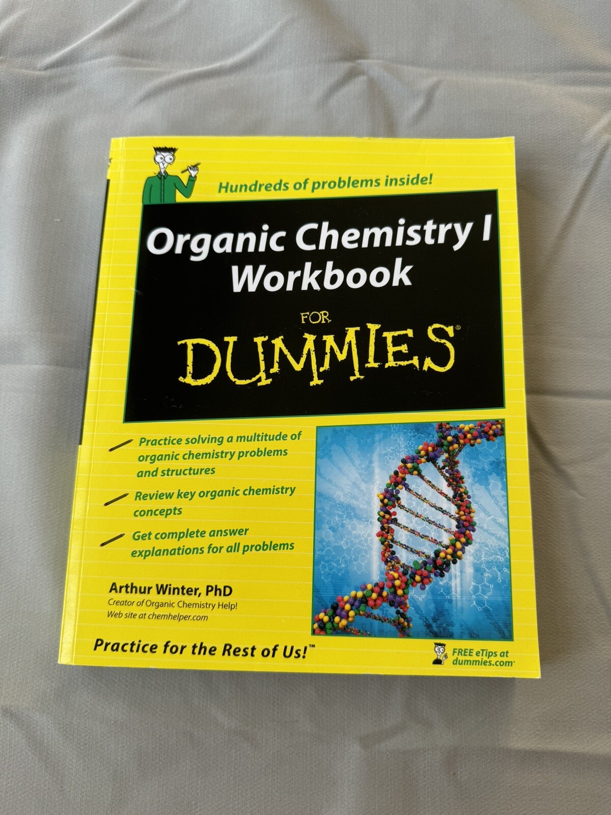 Organic Chemistry I Workbook for Dummies by Arthur Winter (2008, Trade…