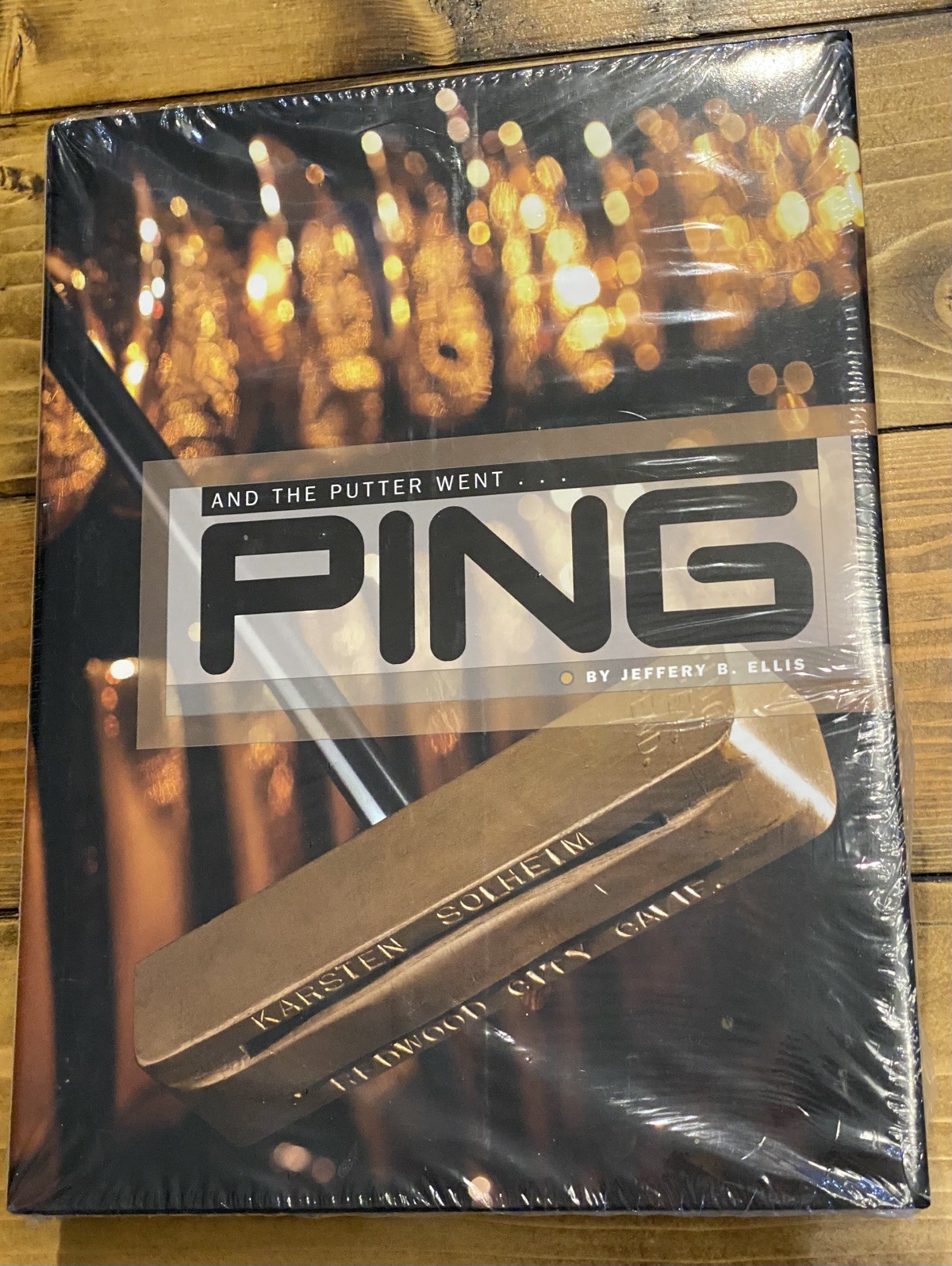 And The Putter Went PING-Standard Edition Coffee Table book for Golfers NEW!