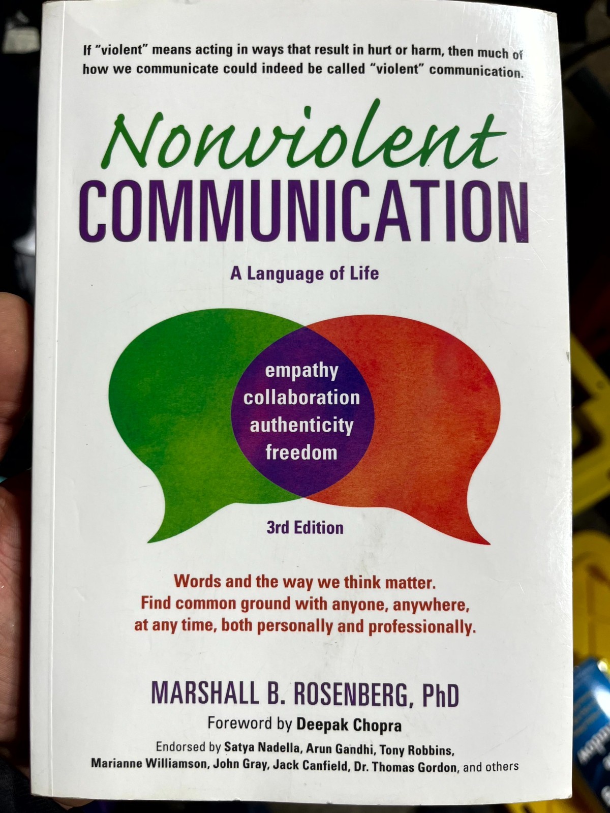 Nonviolent Communication: A Language of Life by Marshall B. Rosenberg, PhD Book