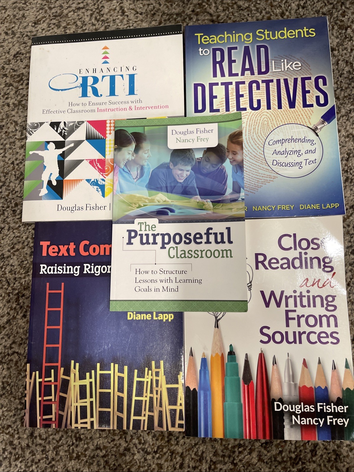 Fisher and Frey Education Book Bundle of 5