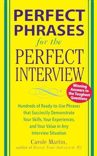 Perfect Phrases for the Perfect – Paperback, by Martin Carole – Very Good