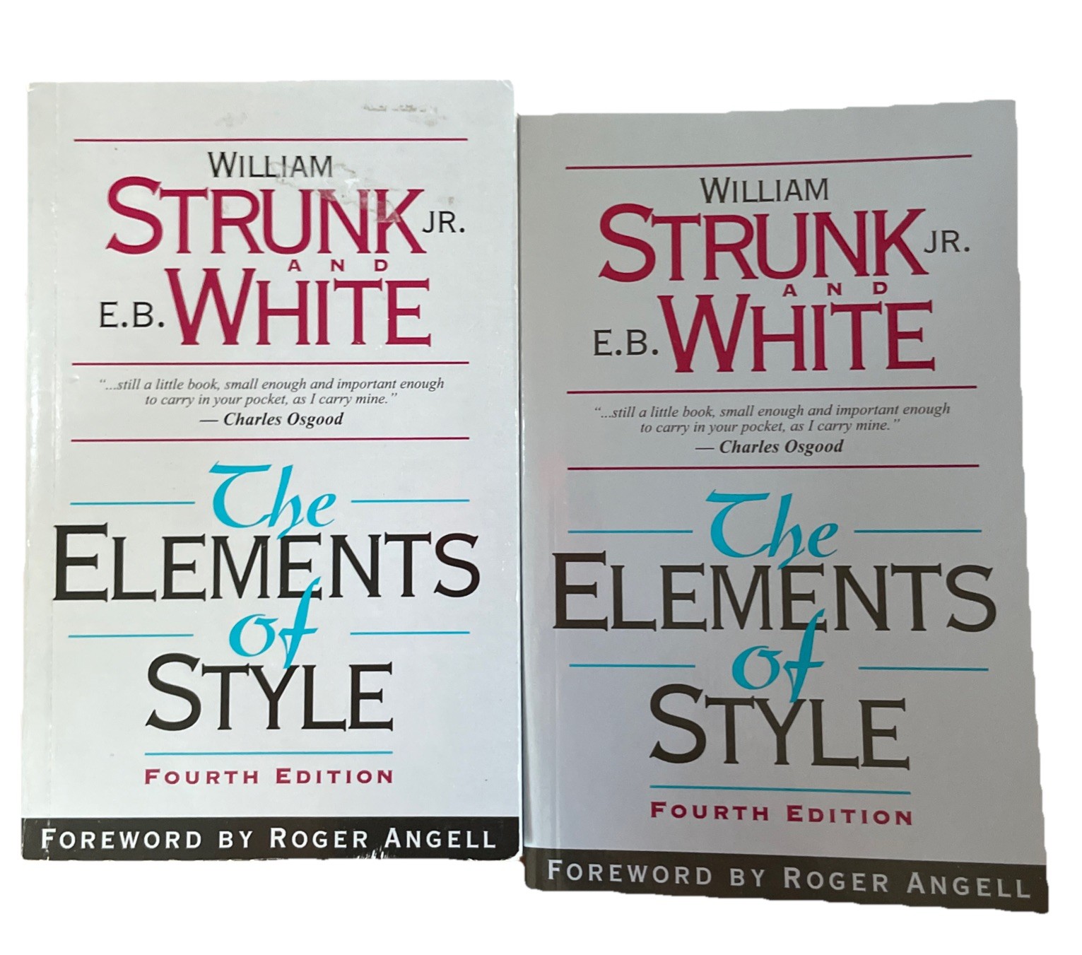 2 copies of: The Elements of Style, Fourth Edition