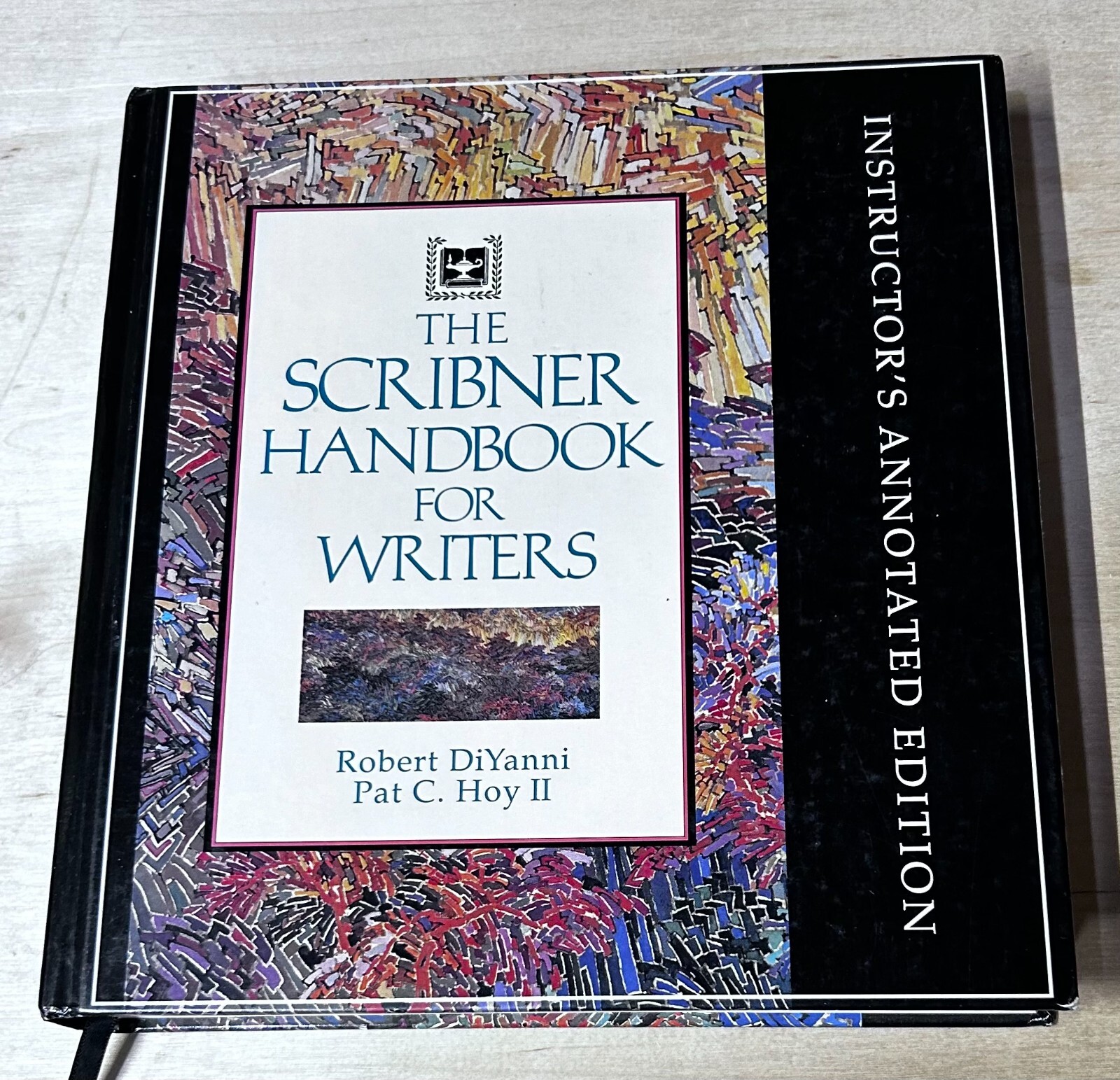 The Scribner Handbook for Writers by Robert DiYanni, Pat C. Hoy Hardcover VG