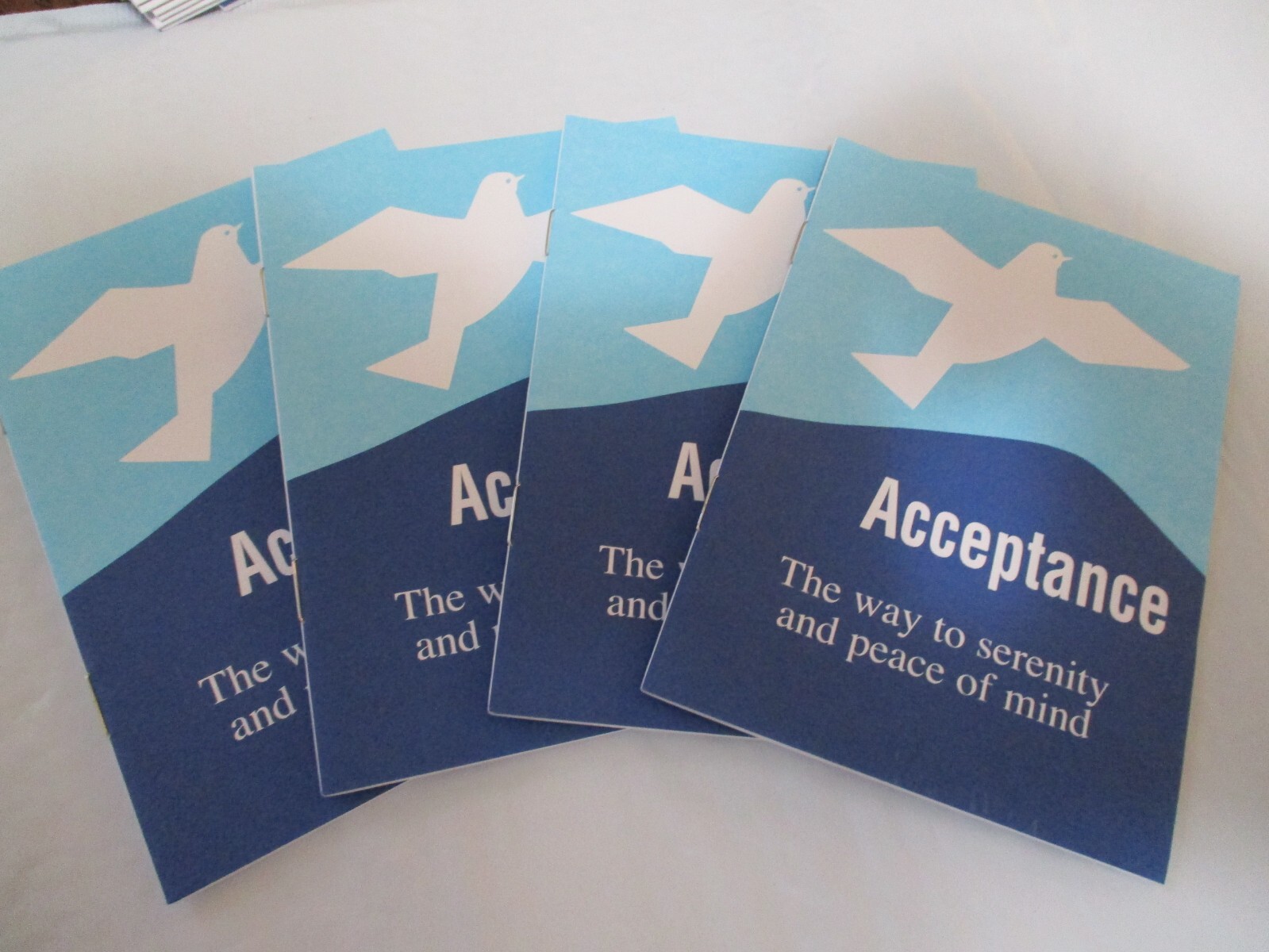 ACCEPTANCE THE WAY TO SERENITY SET OF 4 New (larger sets in 10 + available )