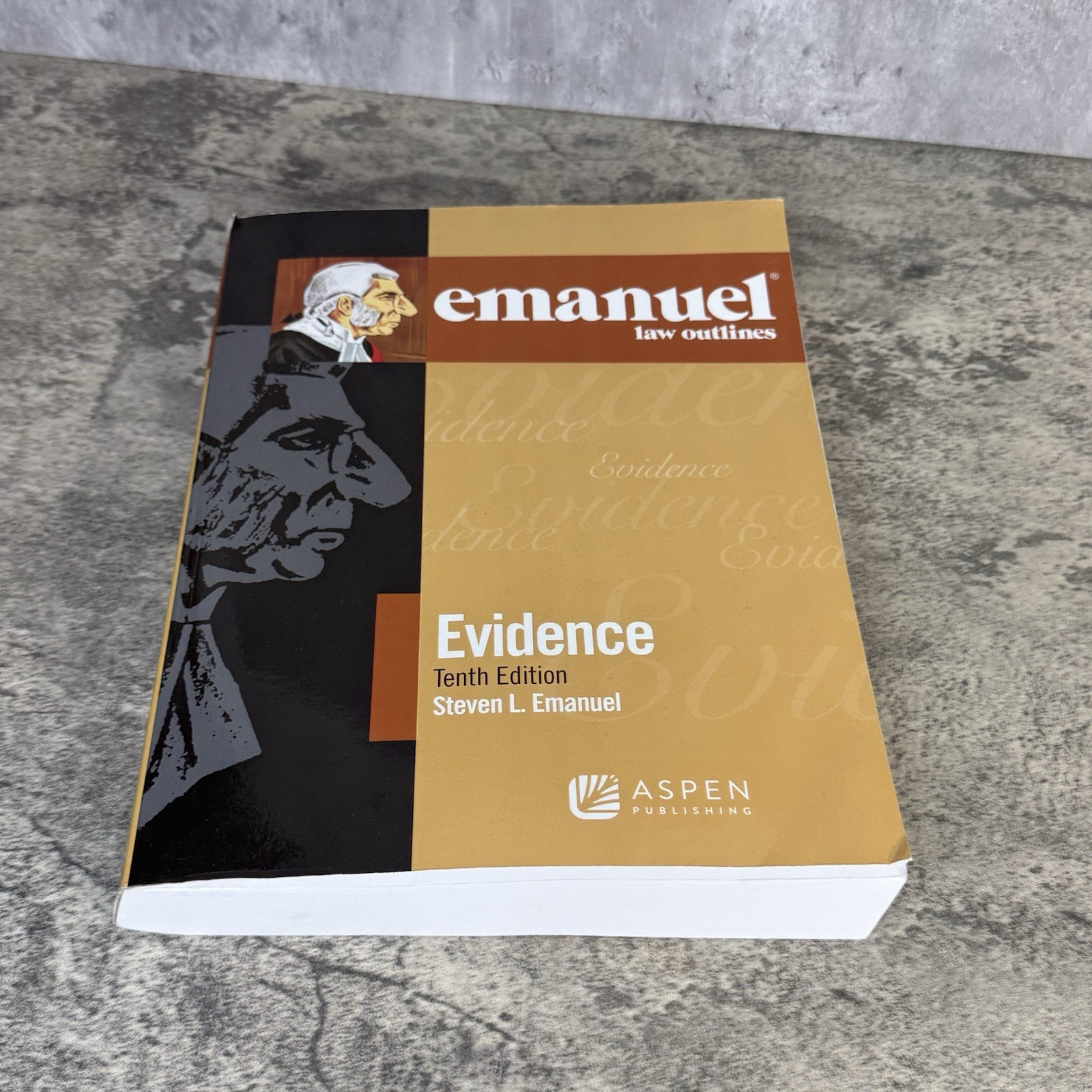 Emanuel Law Outlines for Evidence 10 Edition Paperback Steven L. Emanuel