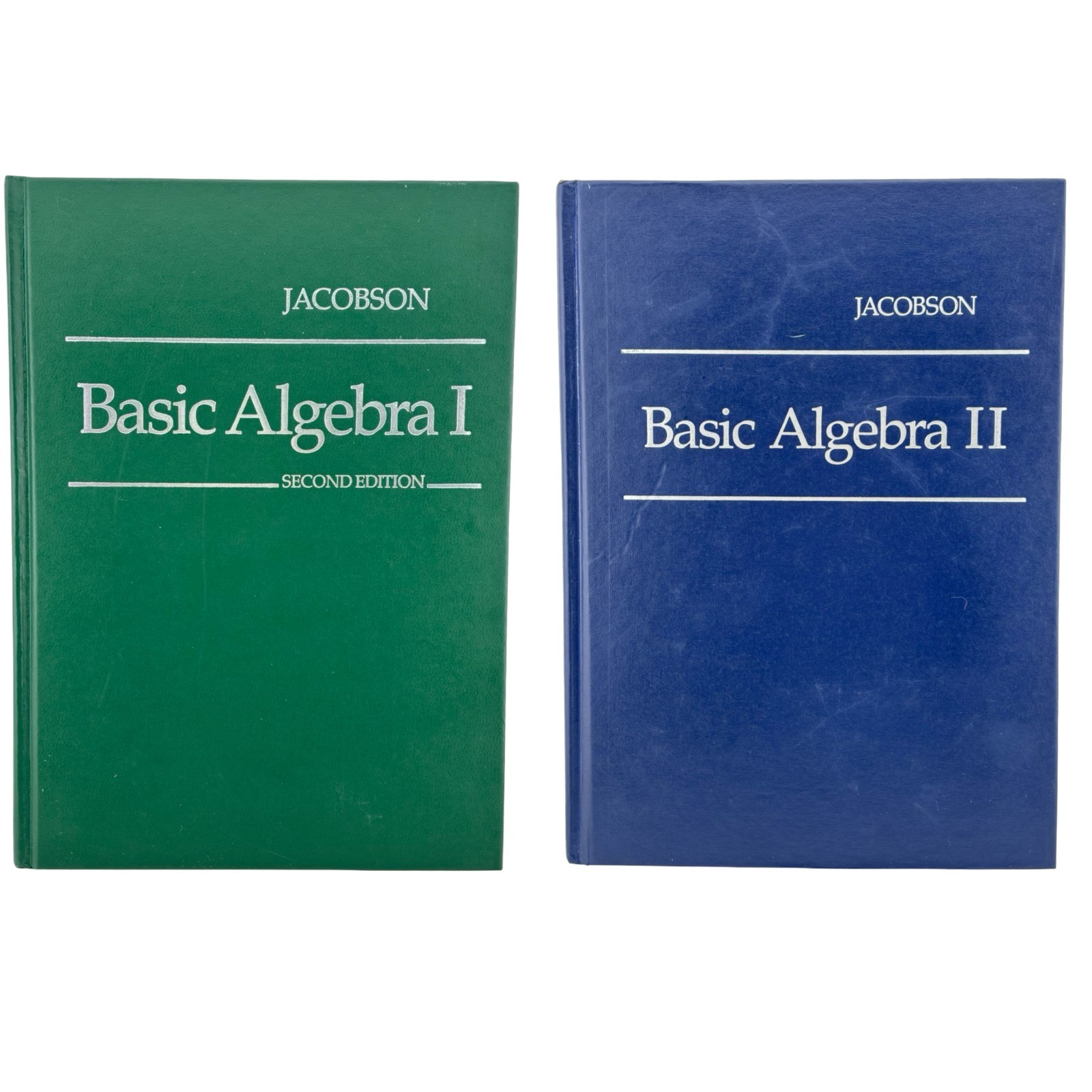 Basic Algebra & Basic Algebra II Hardcover Books By Nathan Jacobson Very Good