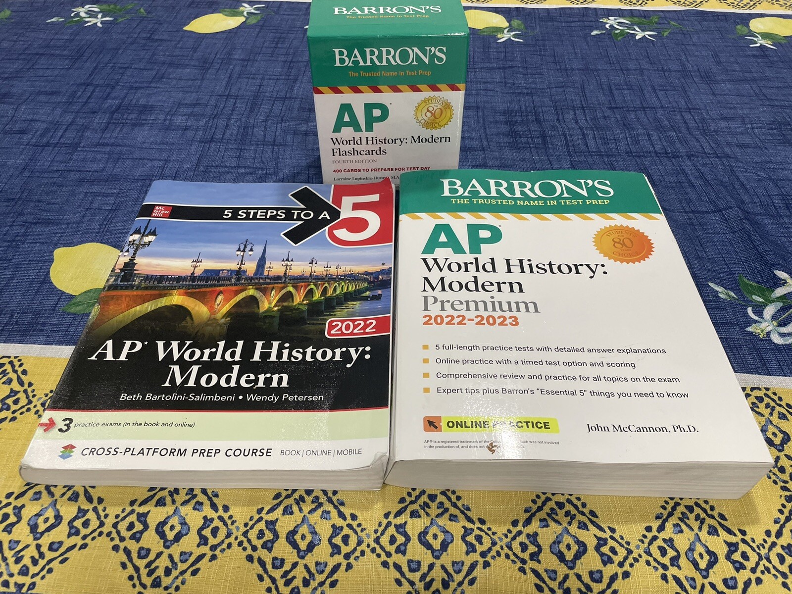 AP World History: 2023 Barron’s Flash Cards & Textbook, 5 Steps To A 5 Textbook
