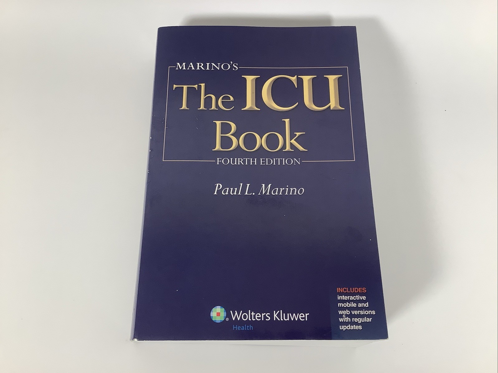 Marino’s the ICU Book: Print + Ebook with Updates by Paul L. Marino -Paperback-