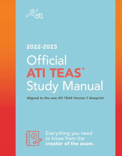 Official ATI TEAS Study Manual 2022-2023 – Paperback By ATI – ACCEPTABLE