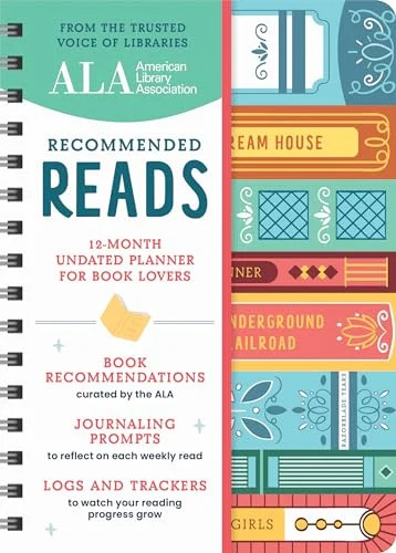 American Library Association Recommended Reads: 12-Month Undated Planner for Boo