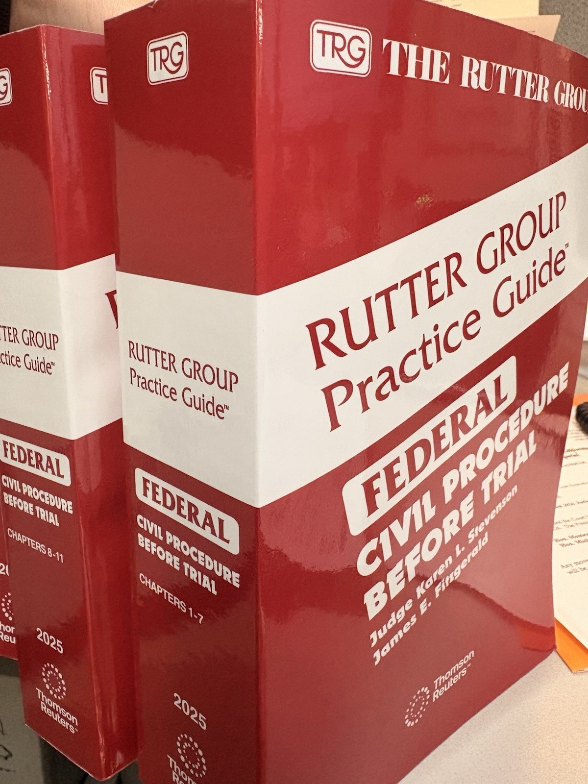FULL SET Thomson Reuters Federal Civil Procedure Law Book 2025 Rutter Guide