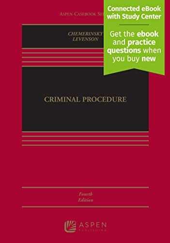 Criminal Procedure – Hardcover, by Erwin Chemerinsky; Laurie – Acceptable h