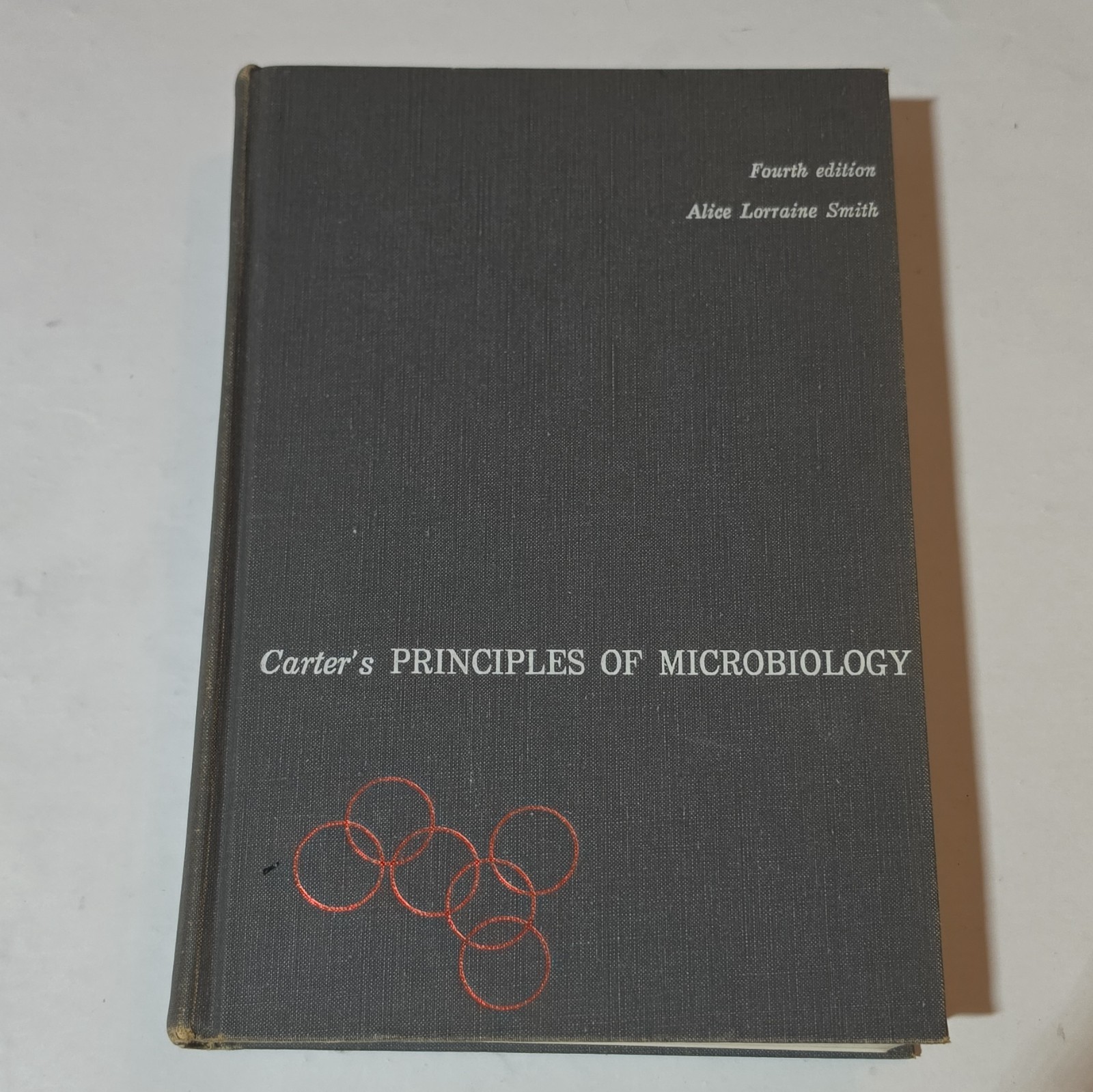 Carter’s Principles of Microbiology 4th Ed Illustrated HC Alice L. Smith