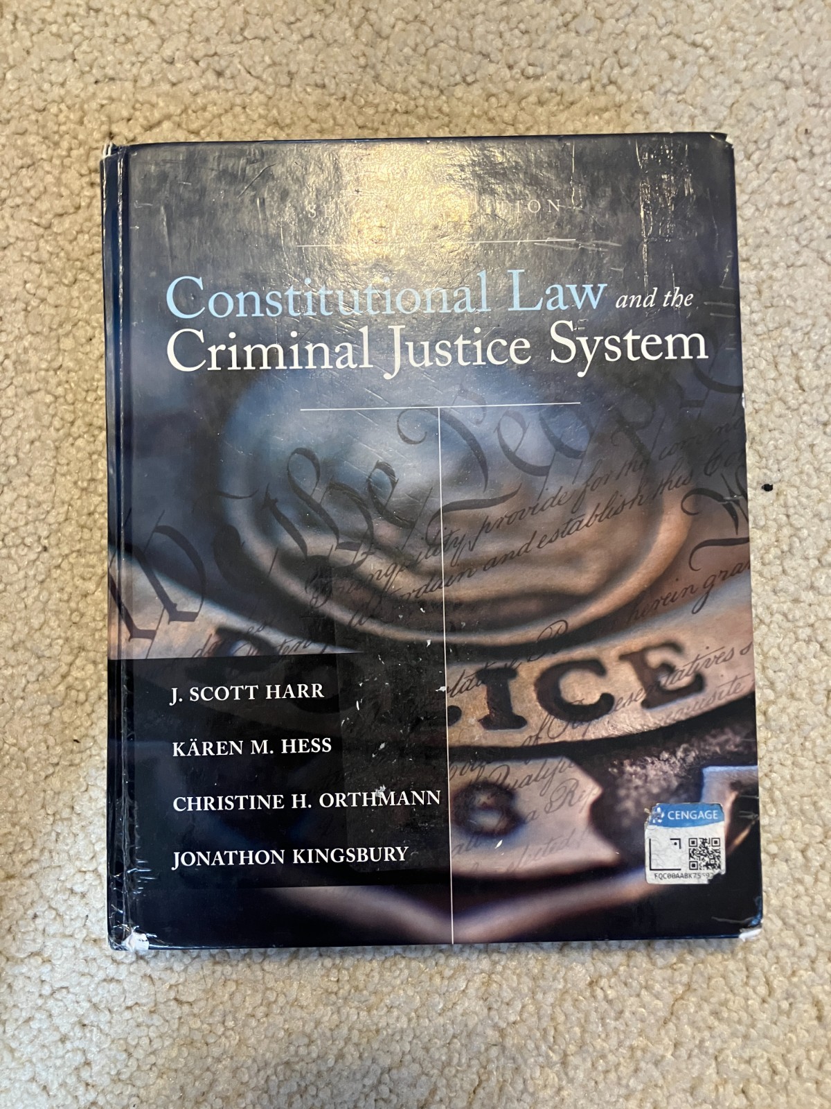 Constitutional Law and the Criminal Justice System (MindTap Co…