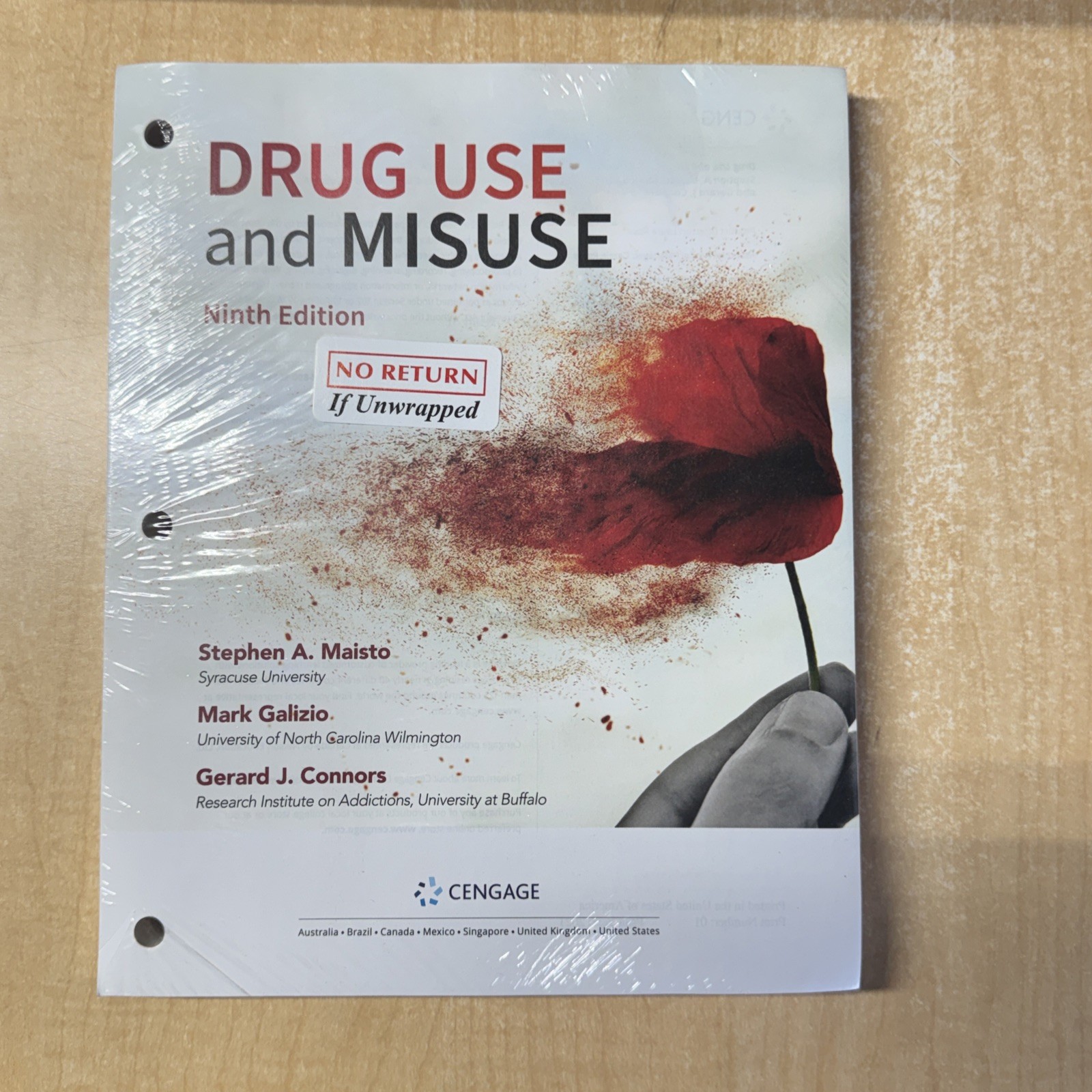 Drug Use and Misuse, Loose Leave, Maisto, Stephen A.; Galizio, Mark, NEW