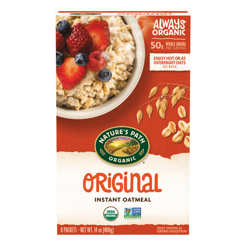 Organic Original Instant Hot Oatmeal 14 Oz(Case Of 6) By Natures Path