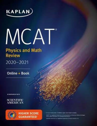 MCAT Physics and Math Review 2020-2021: Online + Book (Kaplan Test Prep) – GOOD