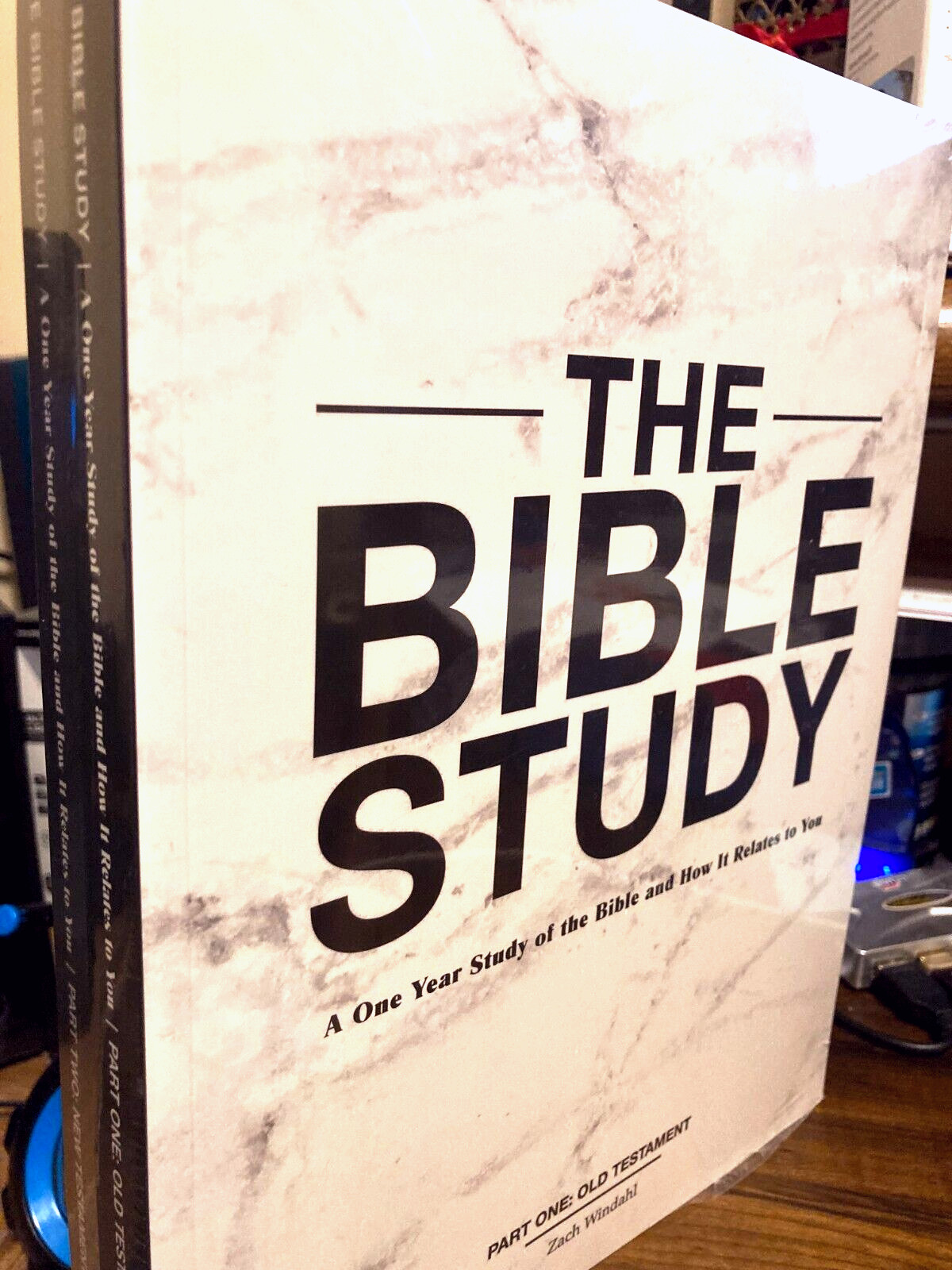 THE BIBLE STUDY 2 Books-(NEW/SEALED) New & Old Testament by Zach Windahl