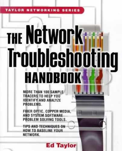 The Network Troubleshooting Handbook – Paperback, by Taylor Ed – Very Good